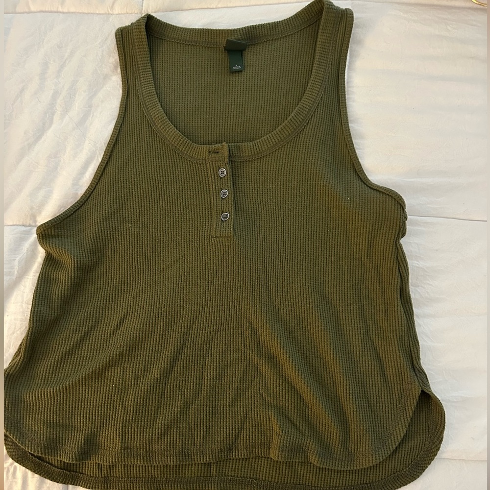 Wild fable waffle knit crop top